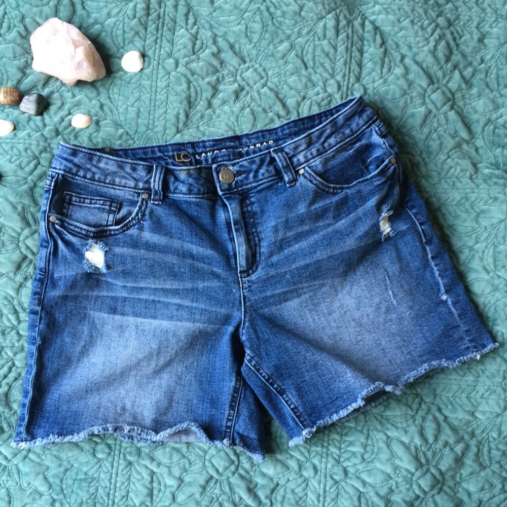 lauren conrad denim shorts